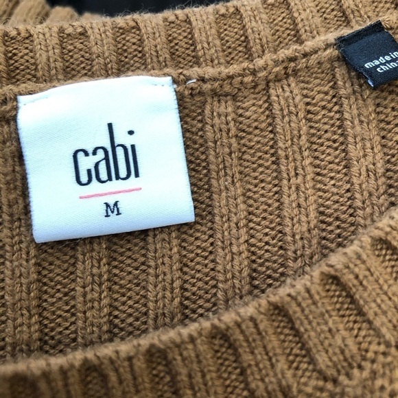 Cabi Luna Pullover Sweater Boxy Brown - Picture 2 of 5